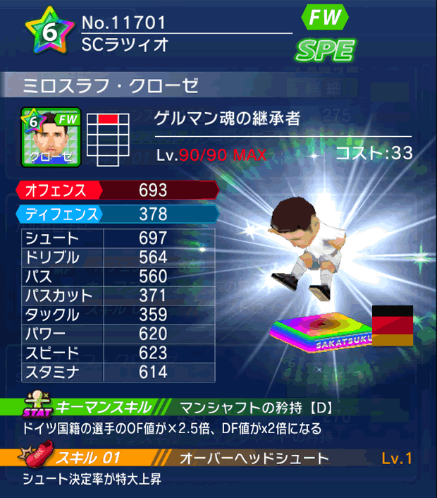 No.11701　ミロスラフ・クローゼ