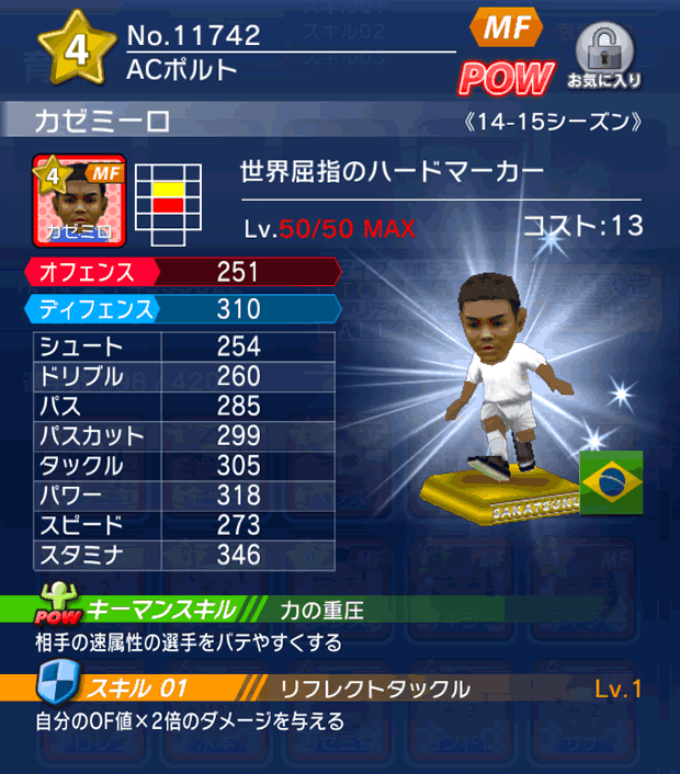 No.11742　カゼミーロ【14-15】