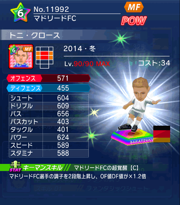 No.11992　トニ・クロース【14・冬】