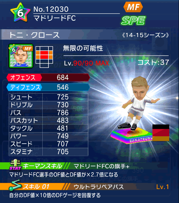 No.12030 トニ・クロース【14-15】