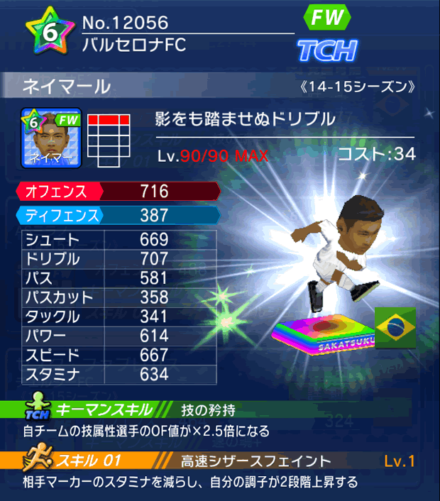 No.12056 ネイマール【14-15】