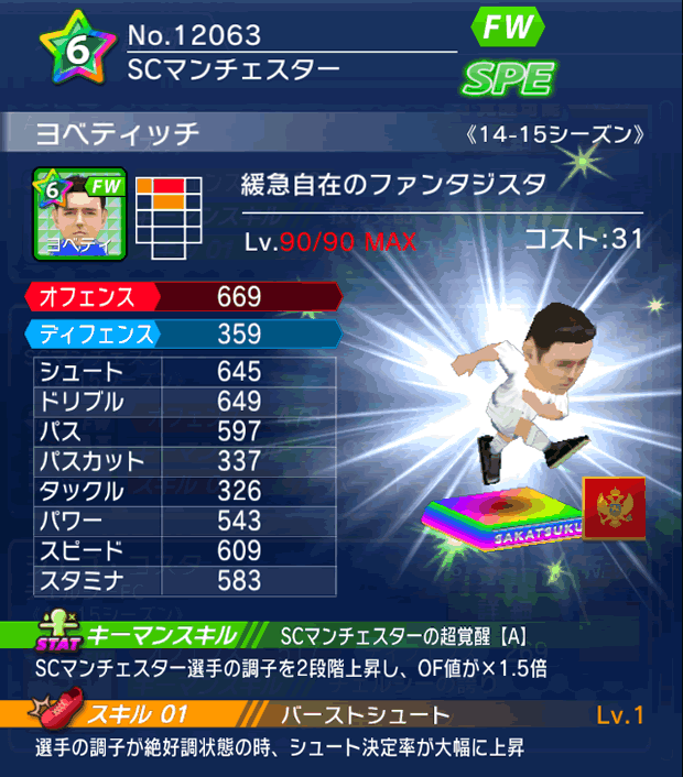 No.12063 ヨベティッチ【14-15】