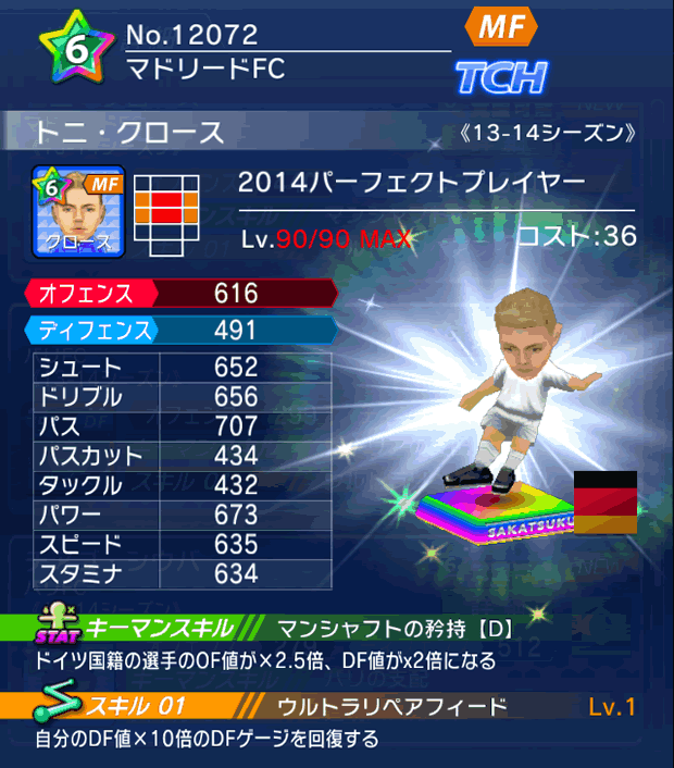 No.12072　トニ・クロース【PP14】