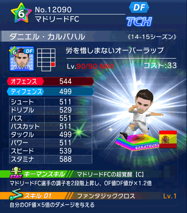 No.12090 ダニエル・カルバハル【14-15】