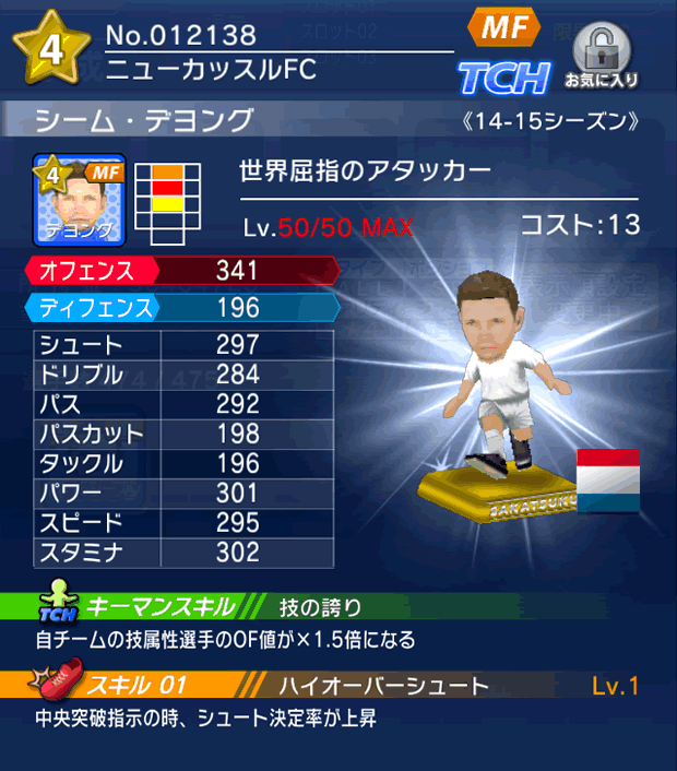 No.12138 シーム・デヨング【14-15】