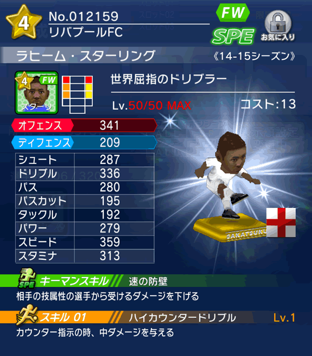 No.12159　ラヒーム・スターリング【14-15】