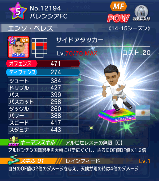 No.12194 エンソ・ペレス【14-15】