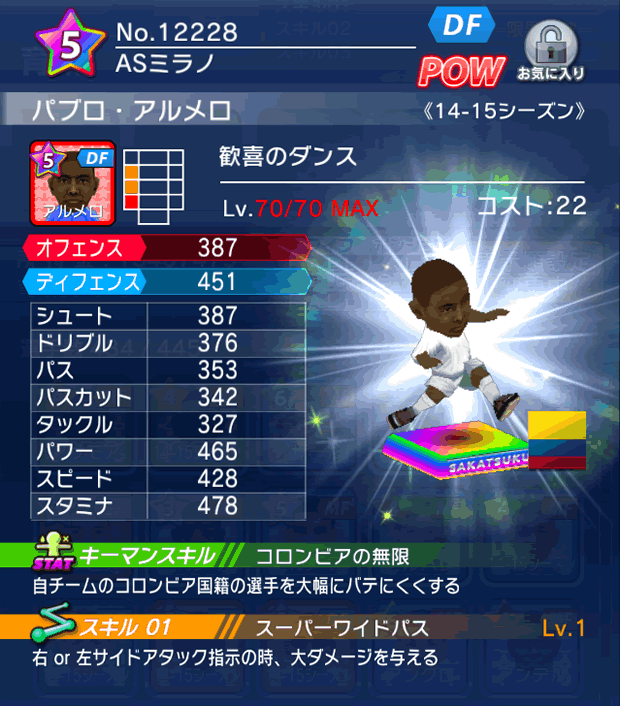 No.12228　パブロ・アルメロ【14-15】