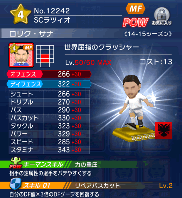 No.12242　ロリク・サナ【14-15】