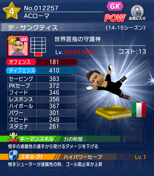 No.12257　デ・サンクティス【14-15】