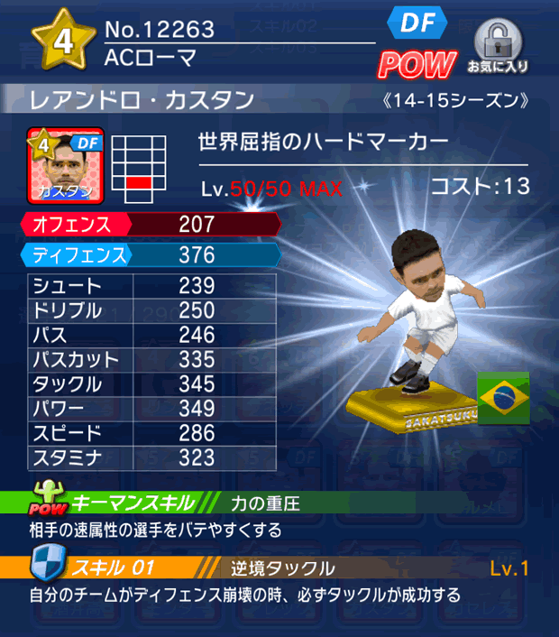 No.12263　レアンドロ・カスタン【14-15】