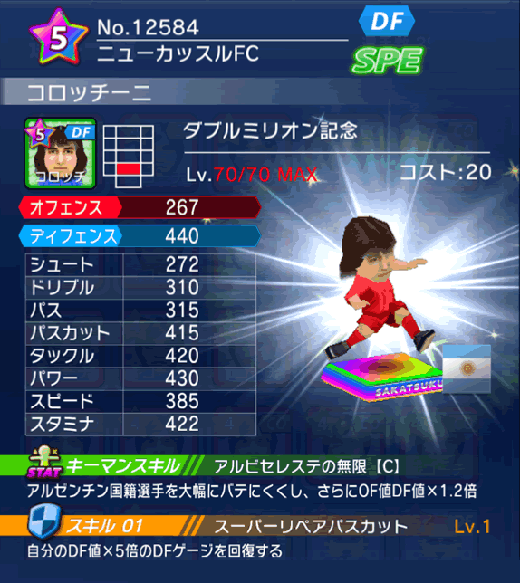 No.12584　コロッチーニ【Wミリオン】