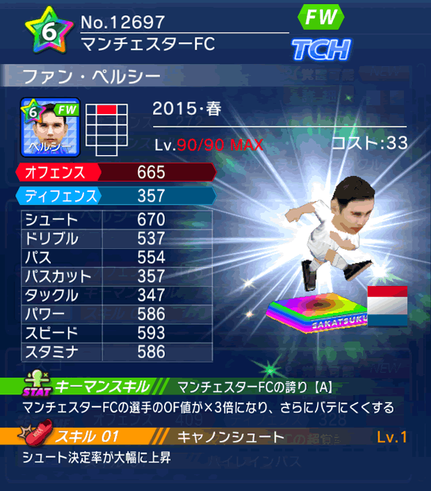 No.12697 ファン・ペルシー【15・春】