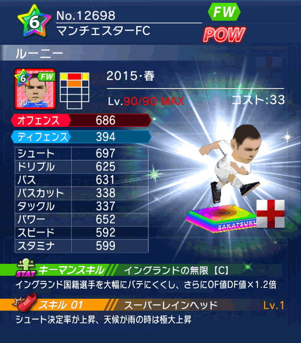 No.12698 ルーニー【15・春】