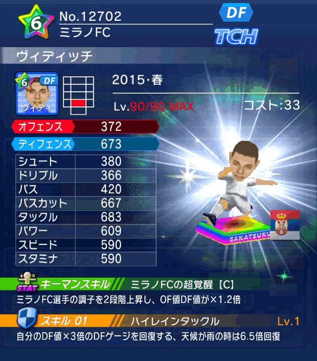 No.12702　ヴィディッチ【15・春】