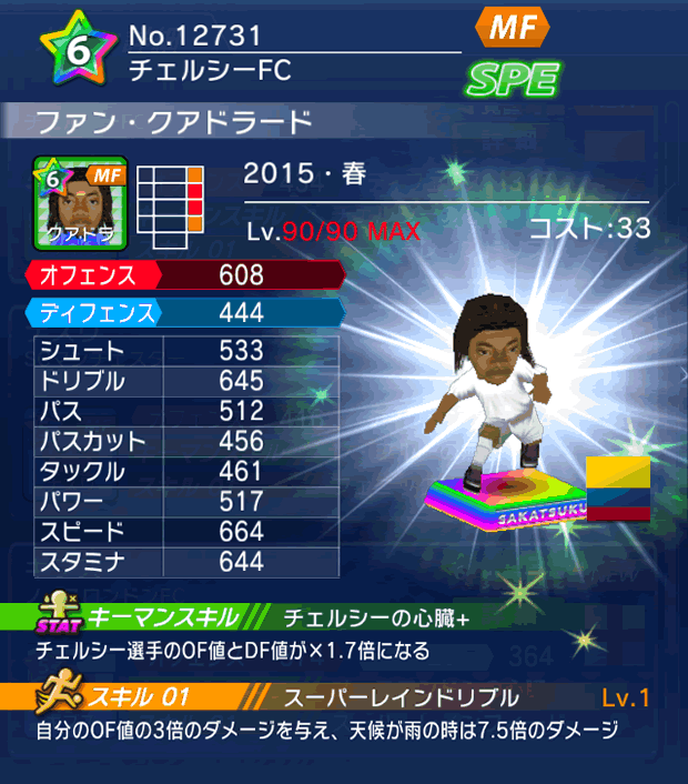 No.12731　ファン・クアドラード【15・春】