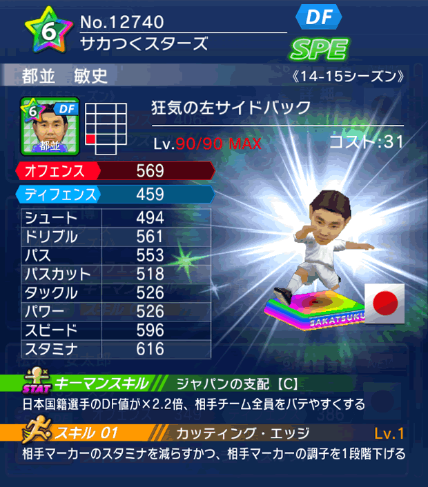 No.12740 都並敏史【14-15】