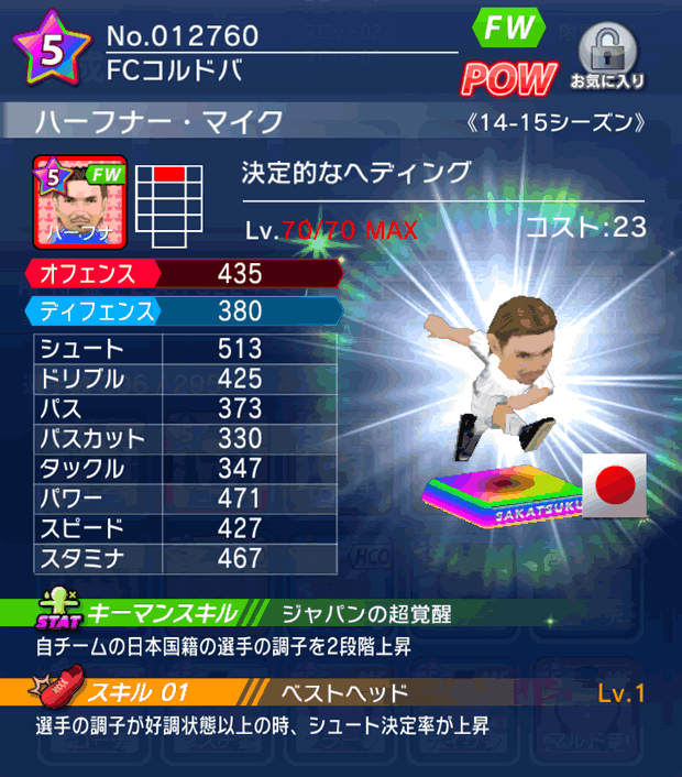 No.12760　ハーフナー・マイク【14-15】