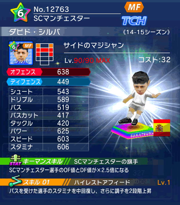 No.12763 ダビド・シルバ【14-15】