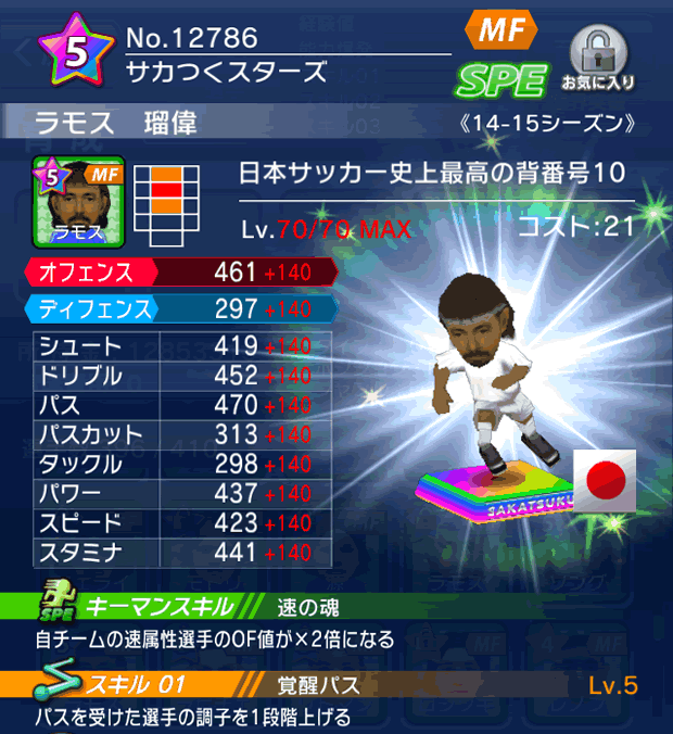 No.12786 ラモス瑠偉【14-15】