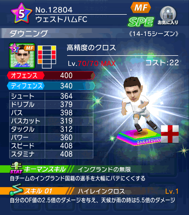 No.12804 ダウニング【14-15】