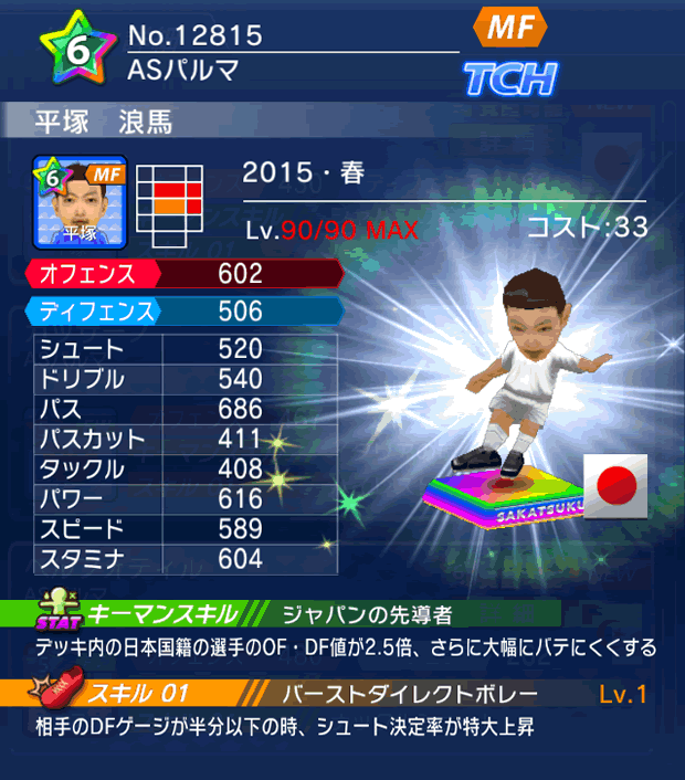 No.12815　平塚浪馬【15・春】