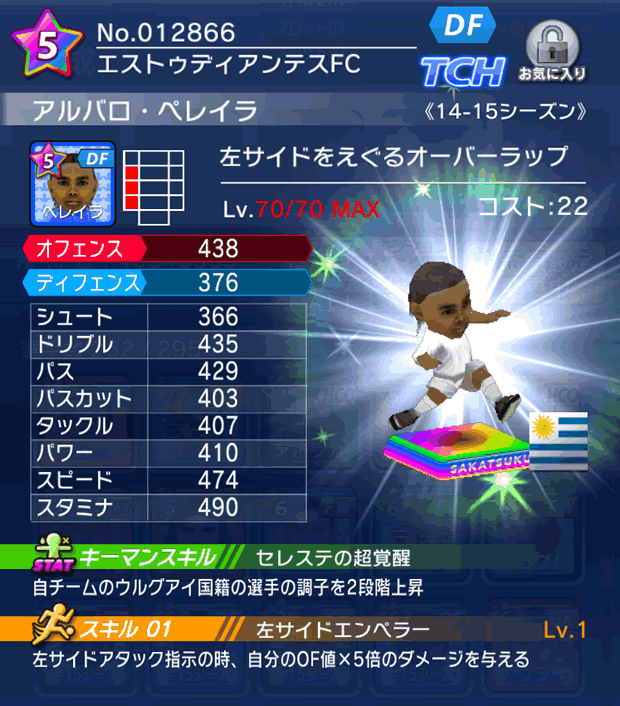 No.12866　アルバロ・ぺレイラ【14-15】