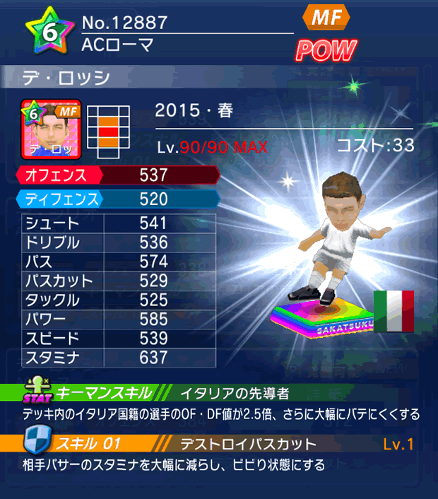 No.12887 デ・ロッシ【15・春】