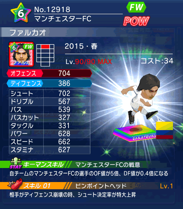 No.12918 ファルカオ【15・春】