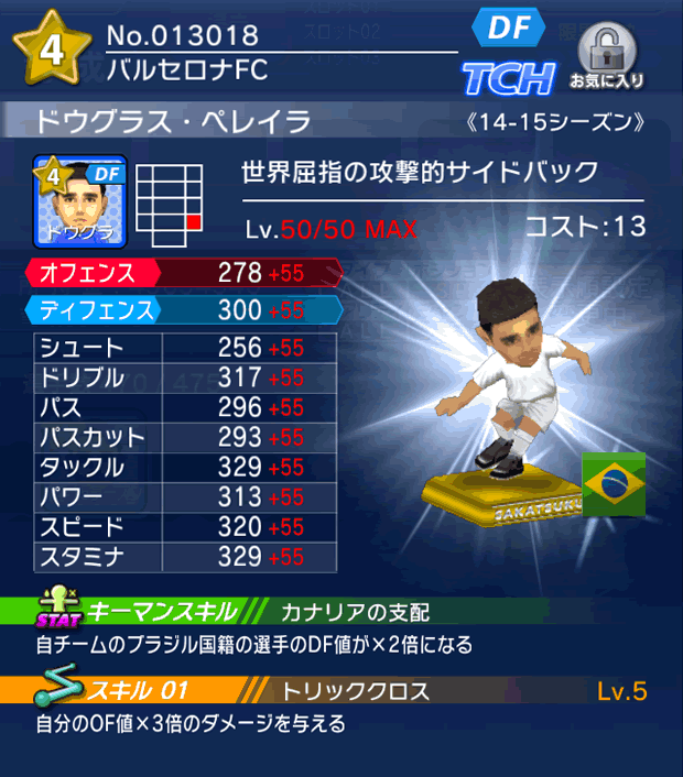 No.13018 ドウグラス・ペレイラ【14-15】