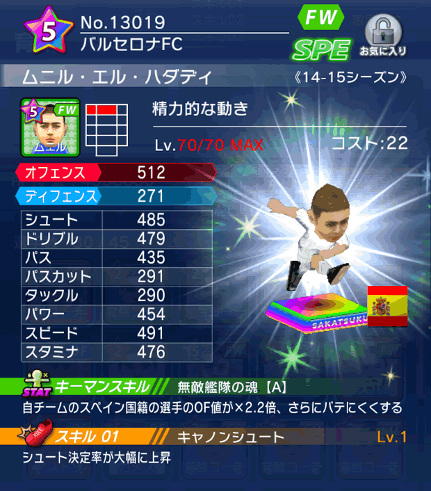 No.13019 ムニル・エル・ハダディ【14-15】