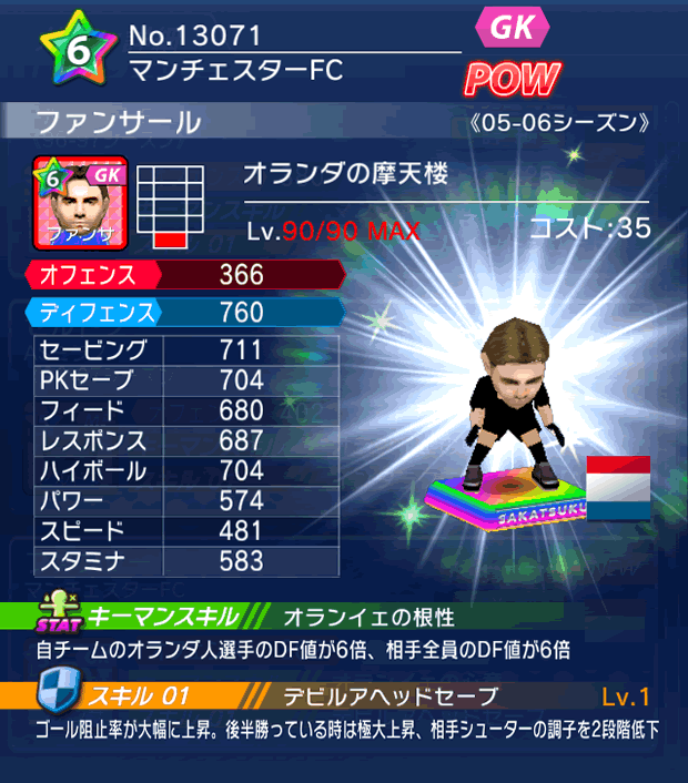 No.13071　ファンサール【05-06LL】