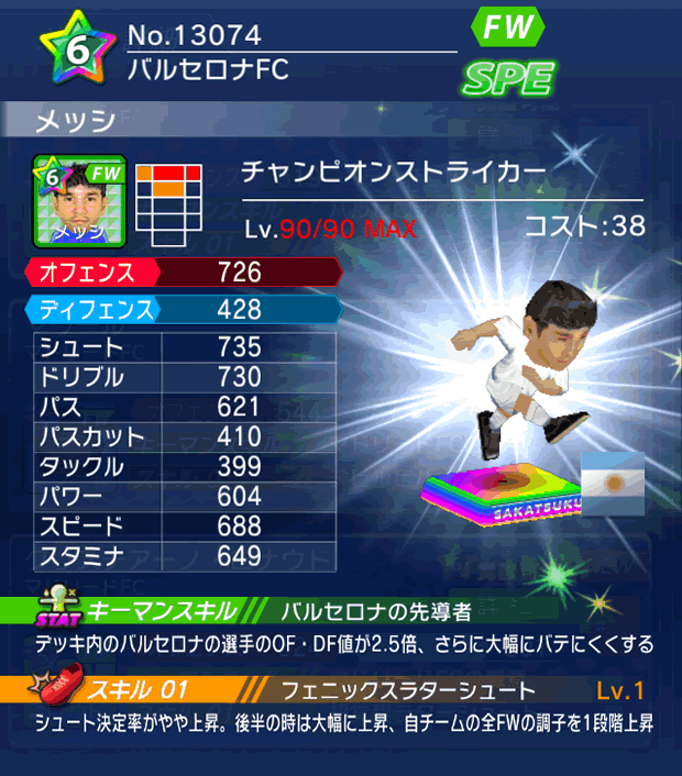 No.13074 メッシ【CPストライカー】