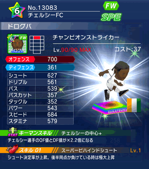 No.13083 ドログバ【CPストライカー】