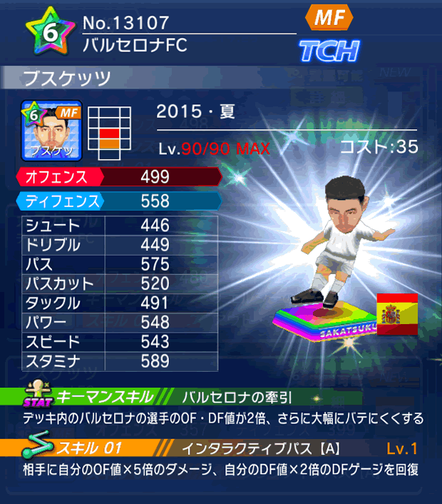 No.13107 ブスケッツ【15・夏】