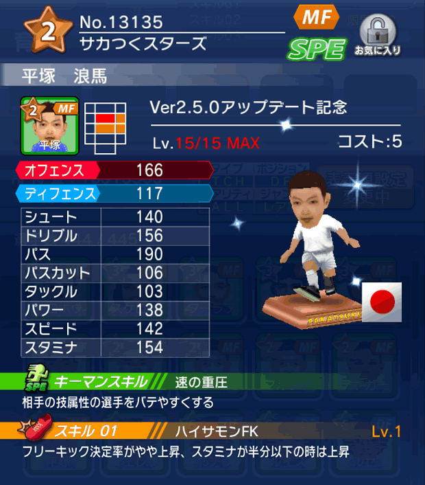 No.13135　平塚浪馬【Ver2.5.0】