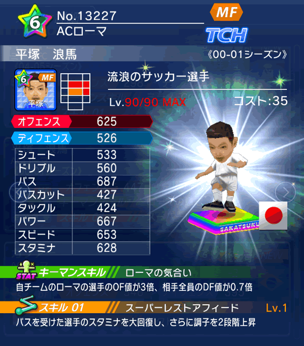 No.13227 平塚浪馬【00-01LL】