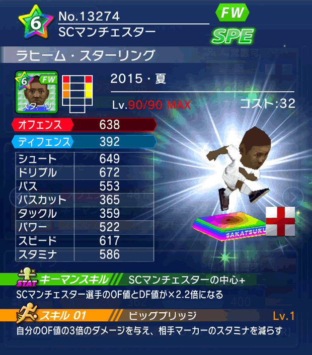 No.13274　ラヒーム・スターリング【15・夏】