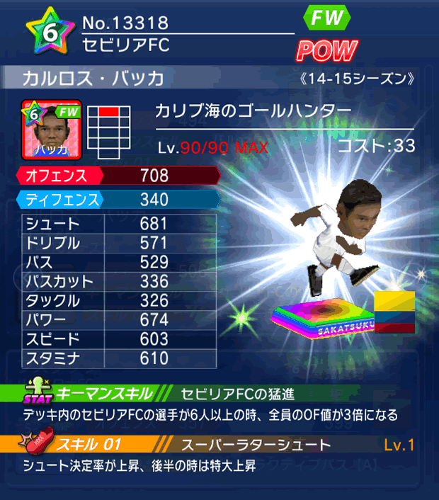 No.13318 カルロス・バッカ【14-15】