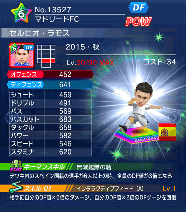 No.13527　セルヒオ・ラモス【15・秋】