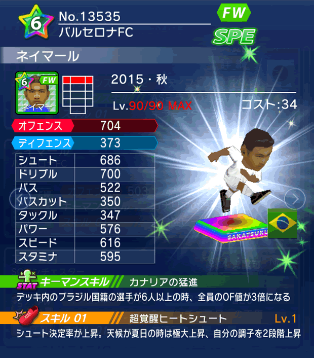 No.13535 ネイマール【15・秋】