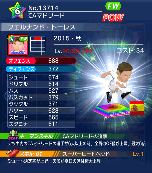 No.13714　フェルナンド・トーレス【15・秋】