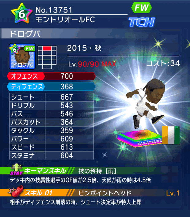 No.13751 ドログバ【15・秋】