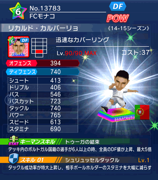 No.13783 リカルド・カルバーリョ【14-15】