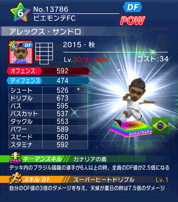 No.13786 アレックス・サンドロ【15・秋】