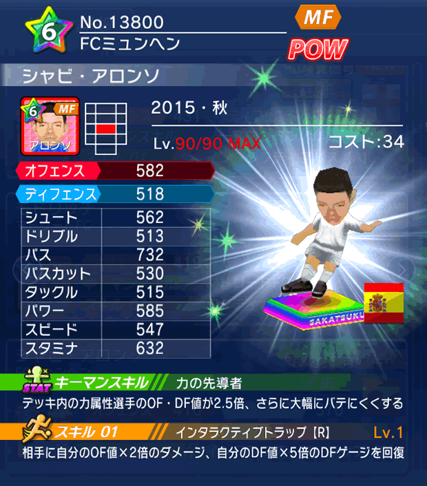 No.13800　シャビ・アロンソ【15・秋】