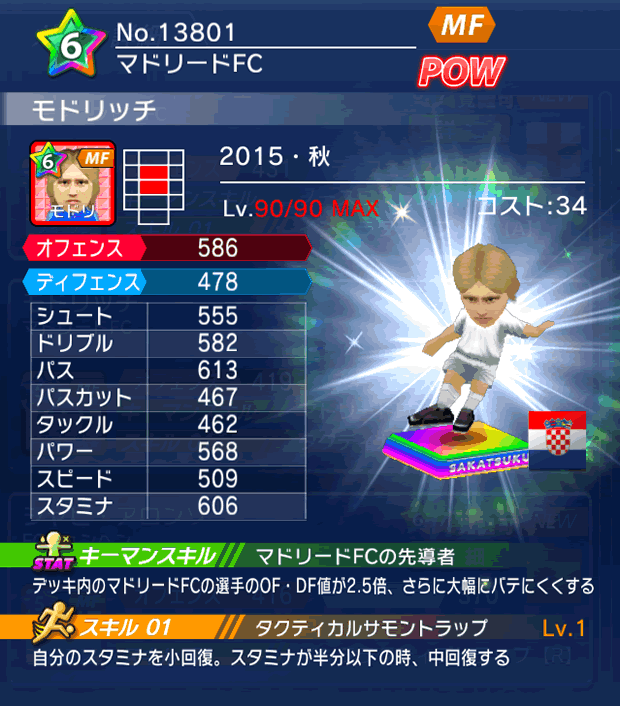 No.13801　モドリッチ【15・秋】