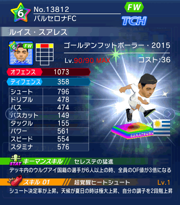 No.13812 ルイス・スアレス【GFB15】