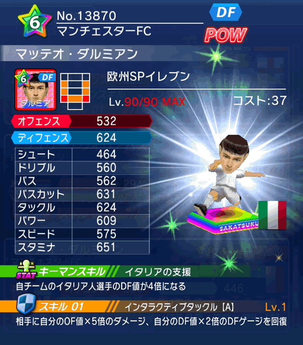 No.13870 マッテオ・ダルミアン【欧州SP】