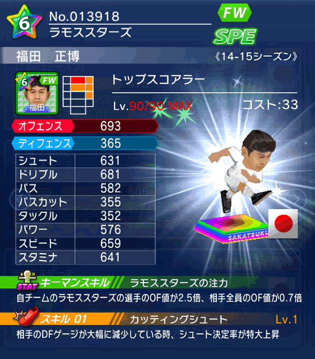 No.13918　福田正博【14-15】